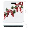 Holly Berry Branches Weight Scale Large Bathroom Scales Digital Weight with Bright LED Display Non Slip Automatic Weighing Scale Fashion Weighing Machine for Body view 2