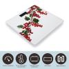 Holly Berry Branches Weight Scale Large Bathroom Scales Digital Weight with Bright LED Display Non Slip Automatic Weighing Scale Fashion Weighing Machine for Body view 3