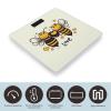 Bee Love Honey Weight Scale Large Bathroom Scales Digital Weight with Bright LED Display Non Slip Automatic Weighing Scale Fashion Weighing Machine for Body view 3