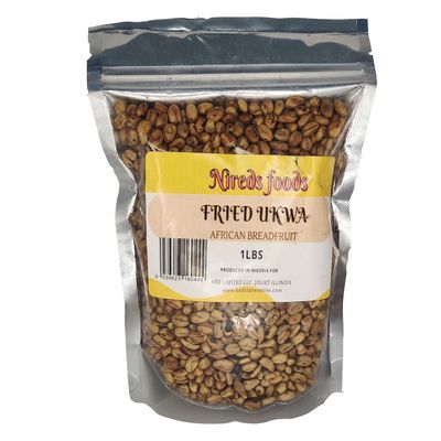 Nireds Foods 1lbs fried Ukwa | African Bread Fruit (Clean and Delicious)|