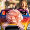 LHMTFCYY 12 Inch Big Gift Bow,1PC Large Pink Bow,Giant Bow for Bike,Dining Tables,Parties,Birthdays,Christmas,Valentine's Day,Easter,and Other Festivals and Gift Decorations (Pink) view 2