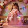 LHMTFCYY 12 Inch Big Gift Bow,1PC Large Pink Bow,Giant Bow for Bike,Dining Tables,Parties,Birthdays,Christmas,Valentine's Day,Easter,and Other Festivals and Gift Decorations (Pink) view 4