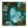 Light Blue Butterfly Weight Scale Large Bathroom Scales Digital Weight with Bright LED Display Non Slip Automatic Weighing Scale Fashion Weighing Machine for Body view 1