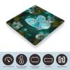 Light Blue Butterfly Weight Scale Large Bathroom Scales Digital Weight with Bright LED Display Non Slip Automatic Weighing Scale Fashion Weighing Machine for Body view 3
