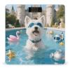 Westie Pool Grace Weight Scale Large Bathroom Scales Digital Weight with Bright LED Display Non Slip Automatic Weighing Scale Fashion Weighing Machine for Body view 1