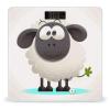 Sheep Weight Scale Large Bathroom Scales Digital Weight with Bright LED Display Non Slip Automatic Weighing Scale Fashion Weighing Machine for Body view 1