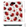 Red Ladybug Weight Scale Large Bathroom Scales Digital Weight with Bright LED Display Non Slip Automatic Weighing Scale Fashion Weighing Machine for Body view 2