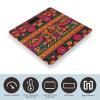 Mexican Folk Art Boho Weight Scale Large Bathroom Scales Digital Weight with Bright LED Display Non Slip Automatic Weighing Scale Fashion Weighing Machine for Body view 3