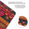Mexican Folk Art Boho Weight Scale Large Bathroom Scales Digital Weight with Bright LED Display Non Slip Automatic Weighing Scale Fashion Weighing Machine for Body view 4