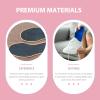 Ciieeo Sports Insoles for Men Athletic Shoe Inserts Soft Thick Memory Foam Shock Absorbing Breathable Anti-Odor Shoe Pads for Running Hiking Sneakers Size 38 view 4