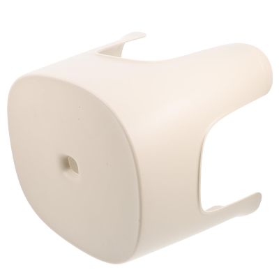 FOMIYES Toilet Step Stool Large Plastic Footrest with Non-Slip Pad for Bathroom and Toilet Use, Household Footstool Suitable for Adults and Elderly, Anti-Skid Foot Stepping Stool