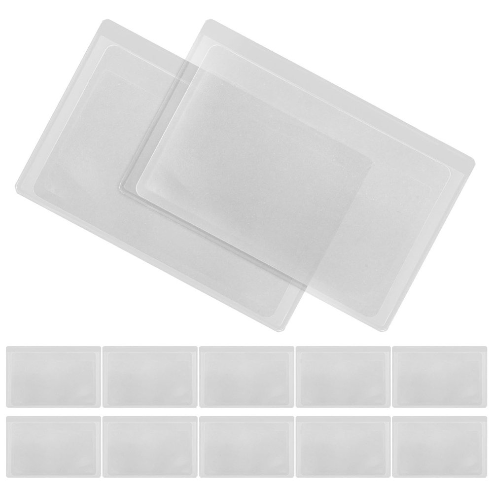 12pcs PVC Card Magnifier for Reading Menus and Id Cards