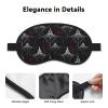 Eye Sleep Masks for Women Men - Gothic Manta Rose Print Comfy Elastic Band Blackout Travel Eye Masks for Sleep Airplane, Night Sleeping Mask Cover for Nap and Party Games view 3