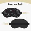 Eye Sleep Masks for Women Men - Gothic Manta Rose Print Comfy Elastic Band Blackout Travel Eye Masks for Sleep Airplane, Night Sleeping Mask Cover for Nap and Party Games view 4