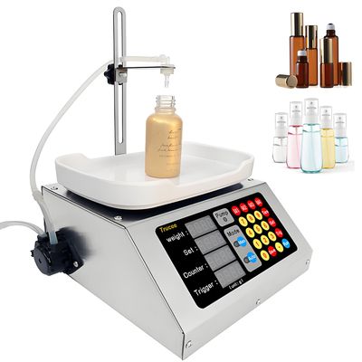 Automatic Liquid Filling Machine, Numerical Bottle Filler Machine with Adjustable Filling Height from 0-15cm, Maximum Flow Rate of 90ml/min & Applicable Capacity of 1-50ml (1g-50g)