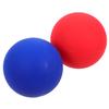 GLSTOY 2pcs Silicone Massage Balls 63mm Solid Fascia Balls for Muscle Relief Back and Foot Therapy Yoga Fitness Manual Massage Roller for Home and Travel view 1