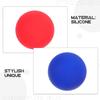 GLSTOY 2pcs Silicone Massage Balls 63mm Solid Fascia Balls for Muscle Relief Back and Foot Therapy Yoga Fitness Manual Massage Roller for Home and Travel view 3