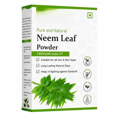 100% Natural Neem Powder Ideal for Face pack and (200 Grams) | Chemical Free Cleanser For Healthy Hair