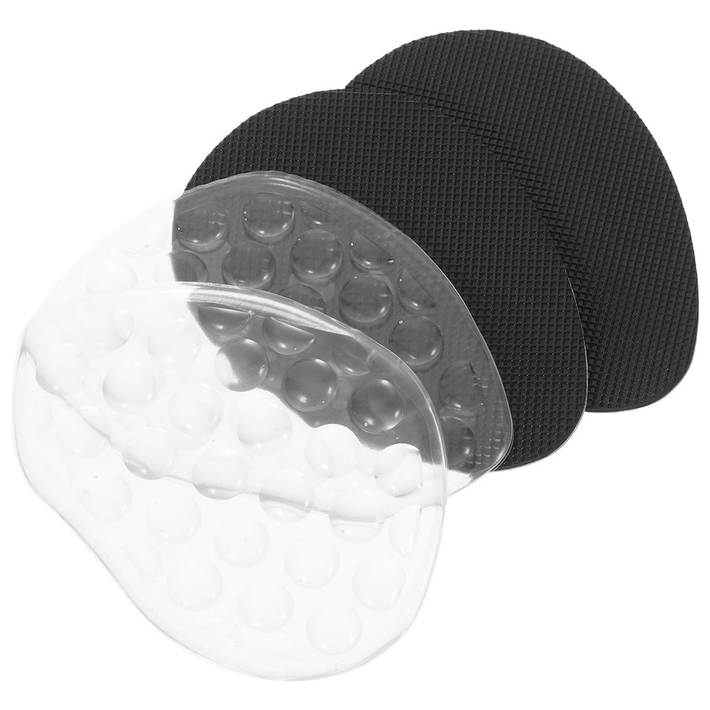 JOINPAYA 4 Pairs High Heel Shoe Inserts Forefoot Metatarsal Pads Soft Gel Foot Pads for Womens Shoes Cushioning Relief Ball-of-Foot Insoles