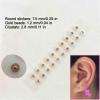 AHUANH Durability Crystal Calm Pops Ear Seeds Acupuncture Kit, Self-Adhesive Ear Acupuncture Stickers for Wedding Ear Seeding Kit Decorative(White-B) view 2