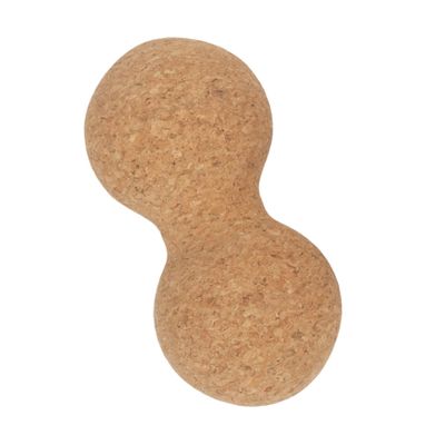 PLAFOPE Cork Peanut Massage Ball 6cm Solid Myofascial Release Tool for Neck, Foot, and Muscle Relaxation, Multi-use Massage Ball for Yoga and Physical Therapy