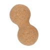PLAFOPE Cork Peanut Massage Ball 6cm Solid Myofascial Release Tool for Neck, Foot, and Muscle Relaxation, Multi-use Massage Ball for Yoga and Physical Therapy view 1