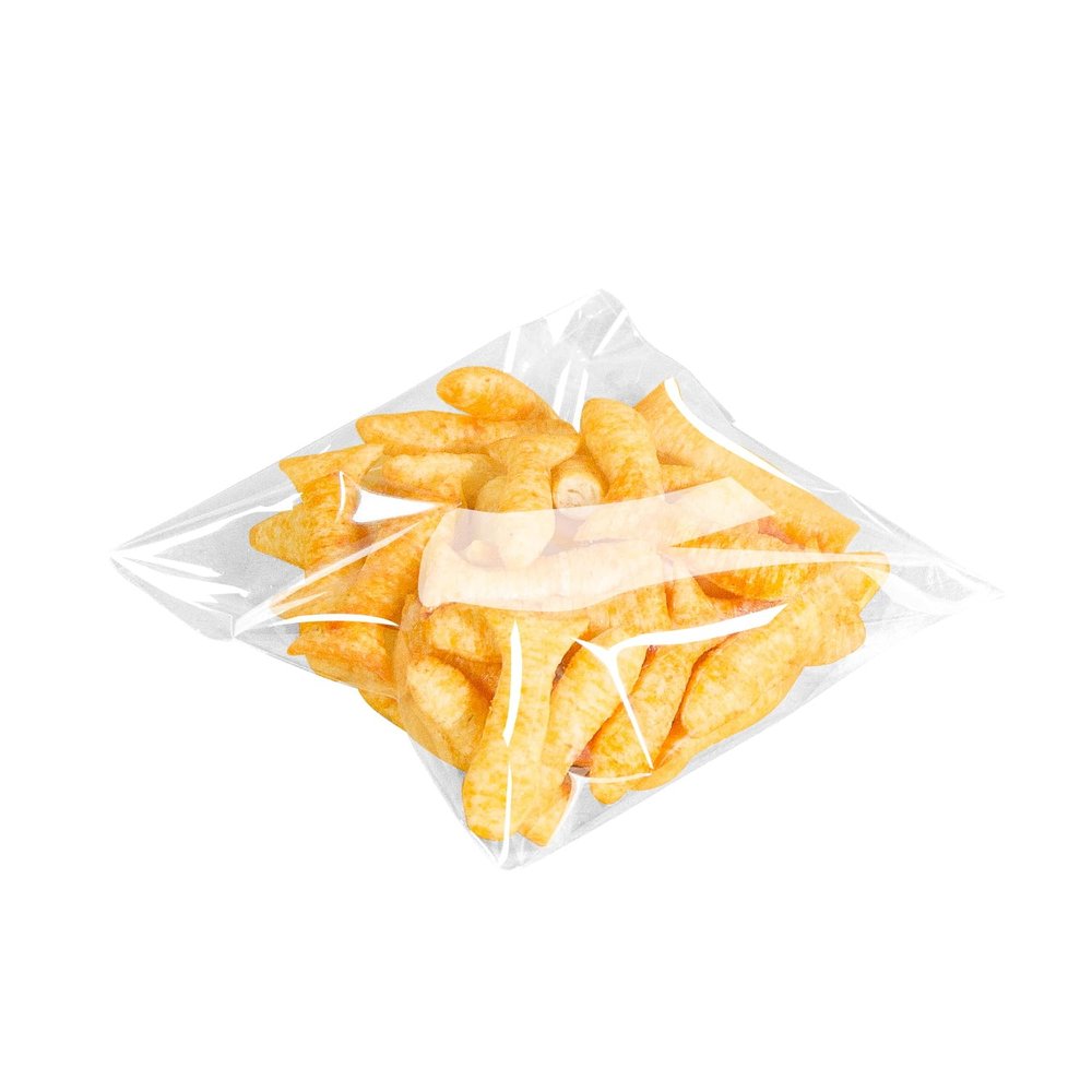 Cellophane Bags, 4x6 inches Cookie Bags, 100Pcs, Sealable Treat bags with Self-adhesive for Cookie Packaging or as Individual Candy Wrappers for Gift Giving (Clear, 4x6 inch)
