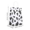 NOLITOY 24pcs Monochrome Animal Print Paper Packaging Bags with Handles for Party Favors, Candy, Snacks, and Baking Bread Wrapping view 2