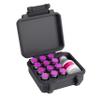 3ml and 30ml Vial Case for Peptide Vials and Reconstitution Solution | Temperature Regulating Fridge and Freezer Safe Case