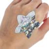 Abaodam Star Shaped Glitter Adhesive Bandages 20pcs Waterproof Bandages 46x46mm Fun Cartoon Pasties for Wound Care and Finger Joint Protection Random Color view 4