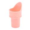Ice Cream Cone Holder Scooper Reusable Mini Ice Cream Cones Stand Upright for Scooping Cream Frozen Yogurt Sorbet Pink Blue Set of 4 Fun Dessert Time for Kids Family Kitchen Party view 2