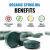 On Target Living Organic Spirulina Tablets | 1000 Count Pressed Tablets, 250g | USDA Organic Vegan Complete Protein | Nutrient-Dense Blue-Green Algae Superfood | No Fillers or Binders view 2