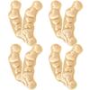DINHEAROM 4 Pairs Heel Cushion Inserts for Women Comfortable Heel Protectors 4cm Thick Pads Anti-Slip and Boots Shoe Size Adjusters for Foot Relief view 1