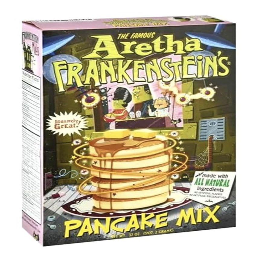 Aretha Frankenstein's Insanely Great Pancake Mix - 32 Oz Box (2 Pack)