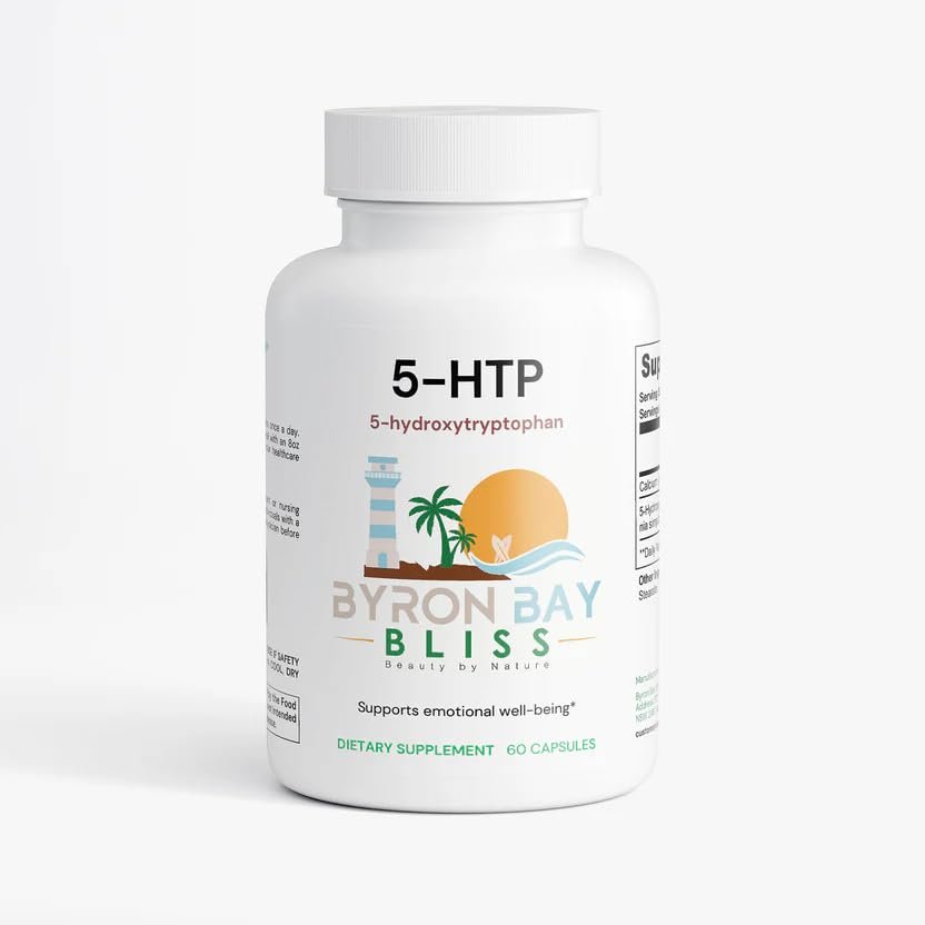 Byron Bay Bliss 5-HTP, Capsules, 60 Count, Serotonin Support