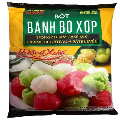 Mikko Ready Mix Spongy Foam Cake - Bot Banh Bo Xop Huong Xua 22.93 oz (650g)