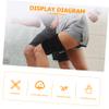 BRIGHTFUFU Adjustable Basketball Thigh Wrap Groin Strain Support, Breathable Thigh Protective Brace for Outdoor Training and Daily Use, Large Size for 140-200 Lbs view 3