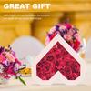 GARVALON Heart Flower Box Set with Window Pink Heart Shaped Box for Valentines Day Floral Arrangement Packaging for Special Occasions view 4