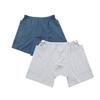 2-Pack Ostomy Drainage Bag Care Pants: Urine Bag Shorts for Men's Postoperative Ostomy Stoma Care (Black White Stripe XXLarge) view 1