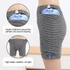 2-Pack Ostomy Drainage Bag Care Pants: Urine Bag Shorts for Men's Postoperative Ostomy Stoma Care (Black White Stripe XXLarge) view 3