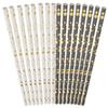 Balacoo 100pcs Disposable Gold Foil Paper Straws Party Drinking Straws Biodegradable Long Paper for Birthday Wedding Holiday Decorations view 1