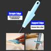 61" Window Squeegee with Long Extension Pole, 2-in-1 Streak-Free Glass Washer & Scrubber Kit with 2 Reusable Microfiber Pads & Clips, Professional Window Cleaning Tool for Home Outdoor High Windows view 2