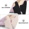 COHEALI 3 Pairs Wear-Resistant Heel Cushions Soft Fabric Pads for High Heels Comfortable Protectors and Grips for Womens Shoes view 4