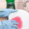 SOLUSTRE 4pcs Kitchen Cleaning Sponges Cloud Shape Temperature Sensitive Dish Washing Sponges Non-Scratch Scrubber for Bowl and Kitchen Cleaning Random Color view 3