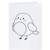 Azeeda 4 x 'Cute Robin Outline' Gift Tags/Labels (GI00128488) view 1