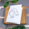 Azeeda 4 x 'Cute Robin Outline' Gift Tags/Labels (GI00128488) view 4