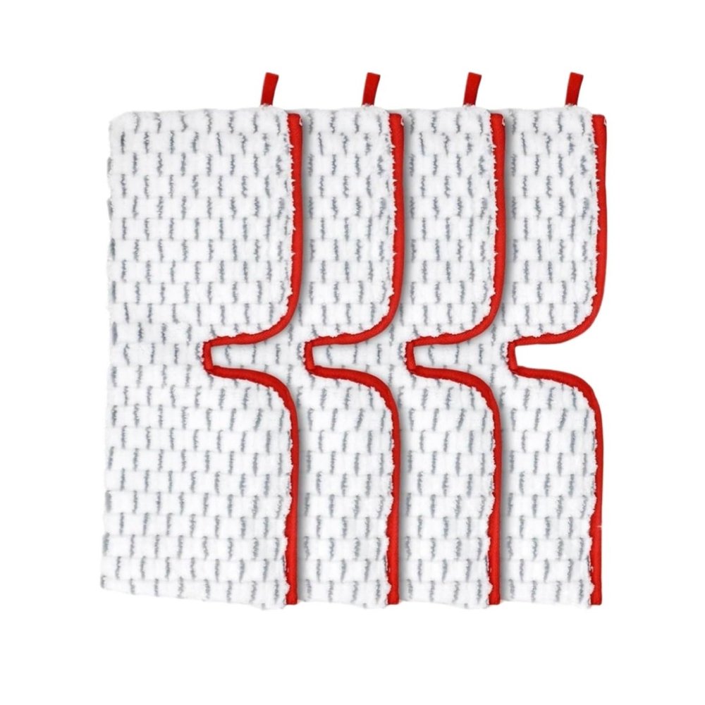 Replacement Spray Mop Pads, Compatible For ViledaCompatible For O-cedarPromist MAXWashable Flip Cloths For Dry Wet Floor Cleaning Accessories(4pcs)