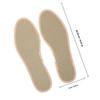 MOBUTOFU Charcoal Shoe Inserts for Men, 2 Pairs Breathable Insoles, Odor-Resistant Thickened Sweat-Absorbing Pads for Sports and Military Training Shoes, Size 41 view 2