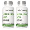 VitaCosmoX Alpha Lipoic Acid Supplement, 600 mg per Serving, 240 Vegetarian Capsules 100% Vegetarian, Non-GMO & Gluten Free (240 Count (Pack of 2)) view 1