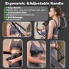 Yxathoyi 3-in-1 Deep Tissue Massage Gun with Removable Extended Handle & Massage Belt, 12 Speed Levels & 4 Replaceable Heads,Back Pain, Muscle Recovery for Athletes & Seniors (Dark Gray) view 4